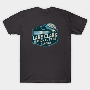 Lake Clark National Park Retro Emblem T-Shirt